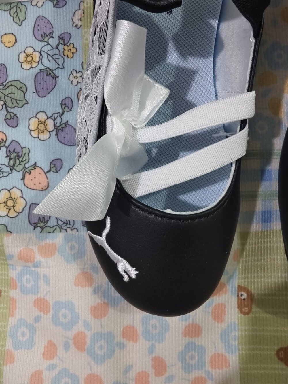 Puma Black Lace Mary Jane Shoes - Picture 3 of 8